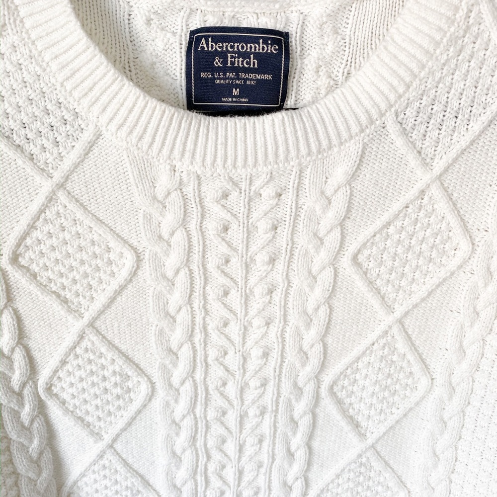 Abercrombie & Fitch Cotton Blend Knit Sweater - Picture 6 of 8